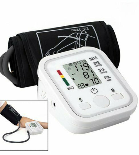 Arm Automatic Blood Pressure Monitor Measuring Arterial Pressure