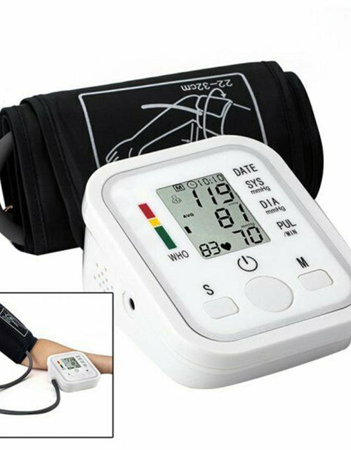 Load image into Gallery viewer, Arm Automatic Blood Pressure Monitor Measuring Arterial Pressure
