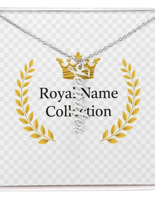 Load image into Gallery viewer, Custom Vertical Name Necklace

