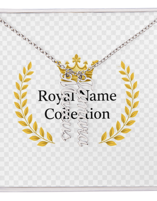 Load image into Gallery viewer, Custom Vertical Name Necklace
