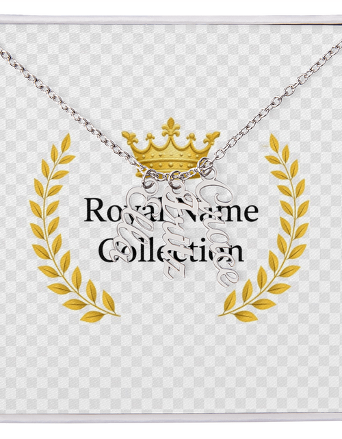 Load image into Gallery viewer, Custom Vertical Name Necklace
