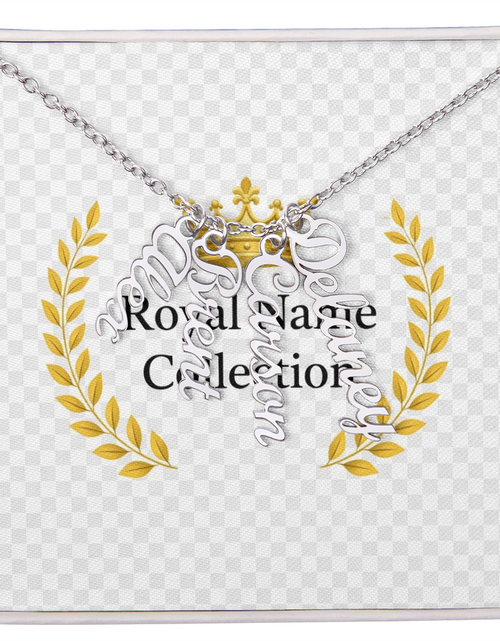 Load image into Gallery viewer, Custom Vertical Name Necklace
