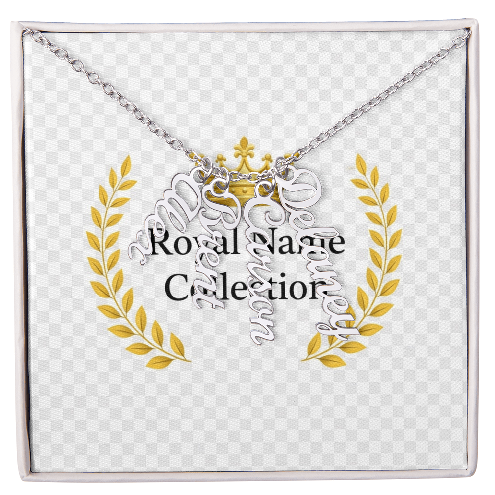 Custom Vertical Name Necklace