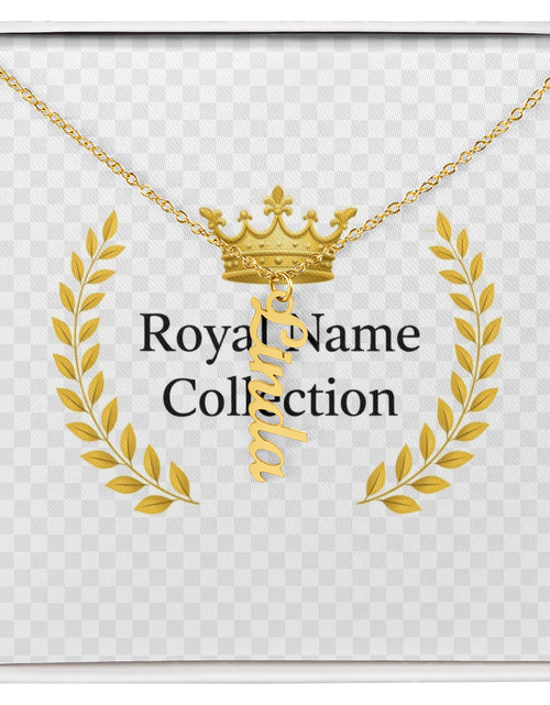Load image into Gallery viewer, Custom Vertical Name Necklace
