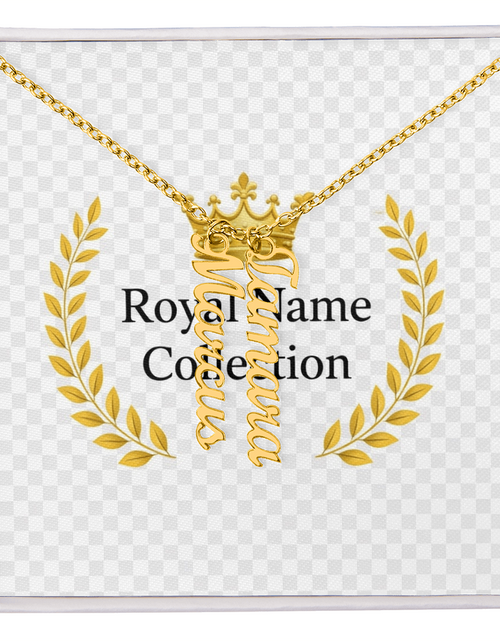 Load image into Gallery viewer, Custom Vertical Name Necklace
