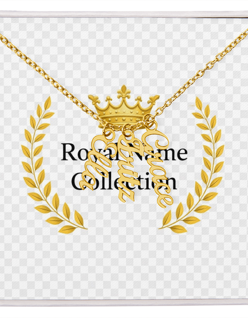 Load image into Gallery viewer, Custom Vertical Name Necklace
