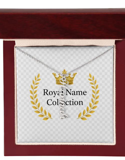 Load image into Gallery viewer, Custom Vertical Name Necklace
