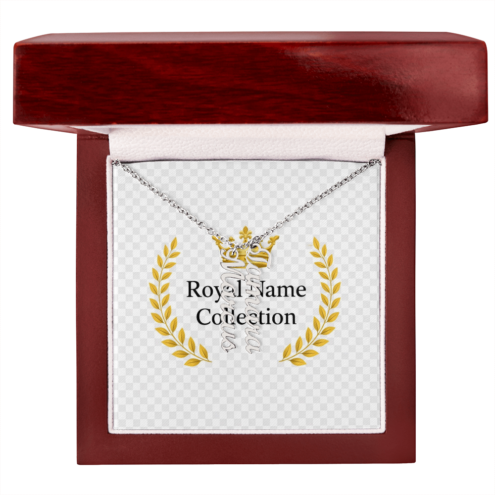 Custom Vertical Name Necklace