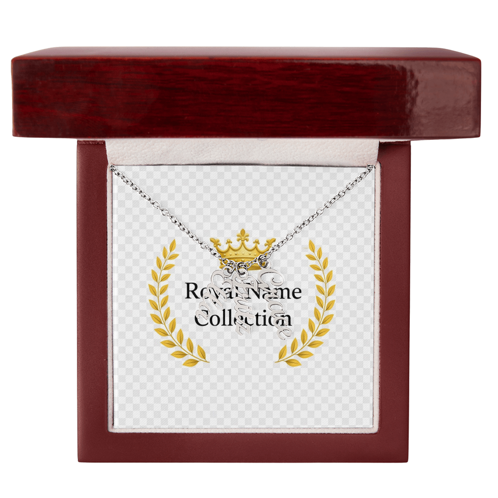 Custom Vertical Name Necklace