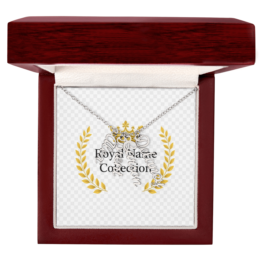 Custom Vertical Name Necklace