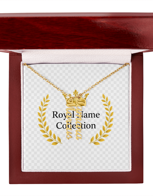 Load image into Gallery viewer, Custom Vertical Name Necklace
