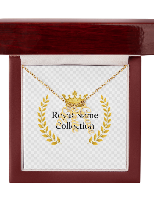 Load image into Gallery viewer, Custom Vertical Name Necklace
