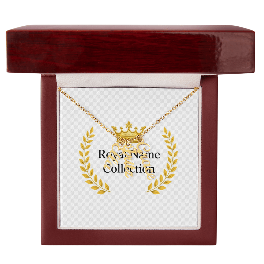 Custom Vertical Name Necklace