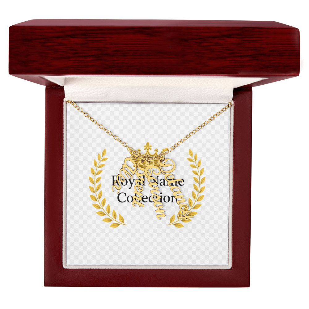 Custom Vertical Name Necklace