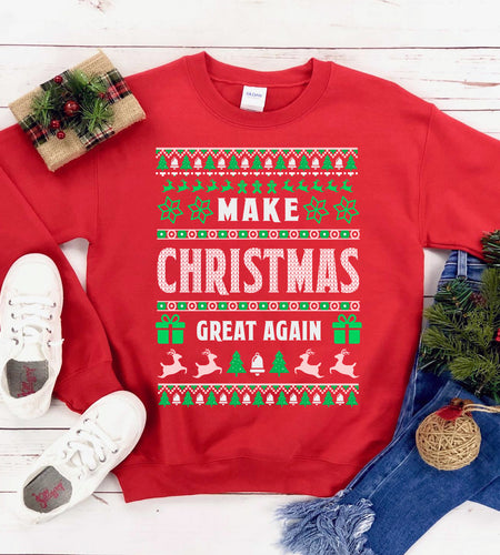 Make Christmas Great Again Sweatshirt