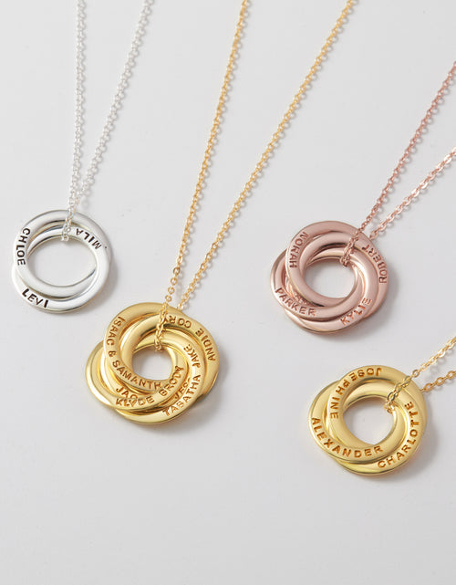 Load image into Gallery viewer, Children Name Necklace, Personalized Grandma Gift, Family Necklace
