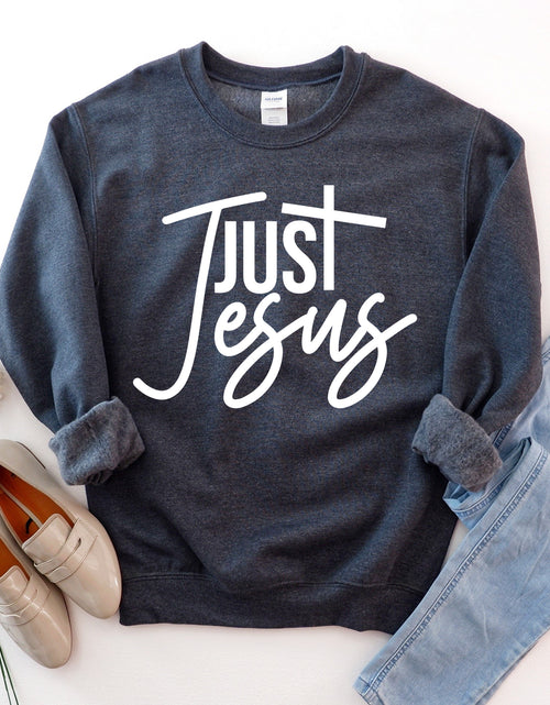 Load image into Gallery viewer, Just Jesus Sweatshirt
