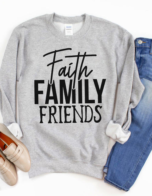 Load image into Gallery viewer, Faith Family Friends Sweatshirt
