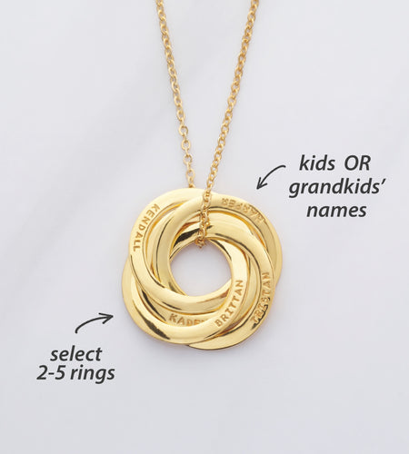 Children Name Necklace, Personalized Grandma Gift, Family Necklace