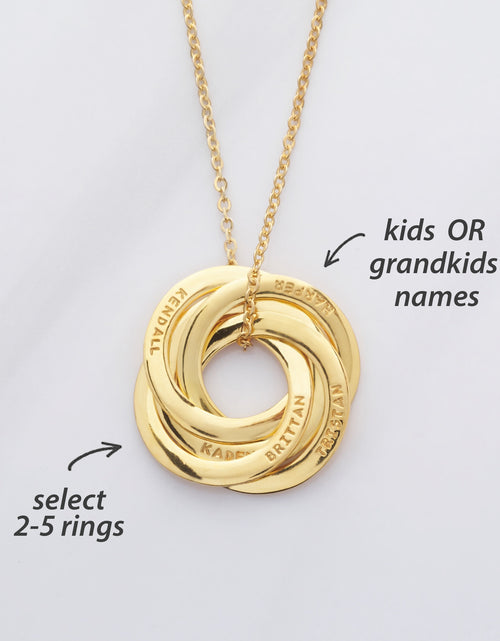 Load image into Gallery viewer, Children Name Necklace, Personalized Grandma Gift, Family Necklace
