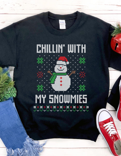 Load image into Gallery viewer, Chilling Christmas Sweatshirt
