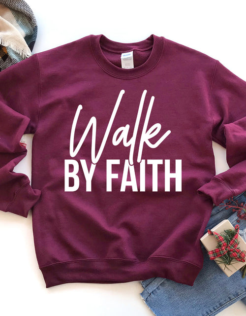 Load image into Gallery viewer, Walk By Faith Sweatshirt
