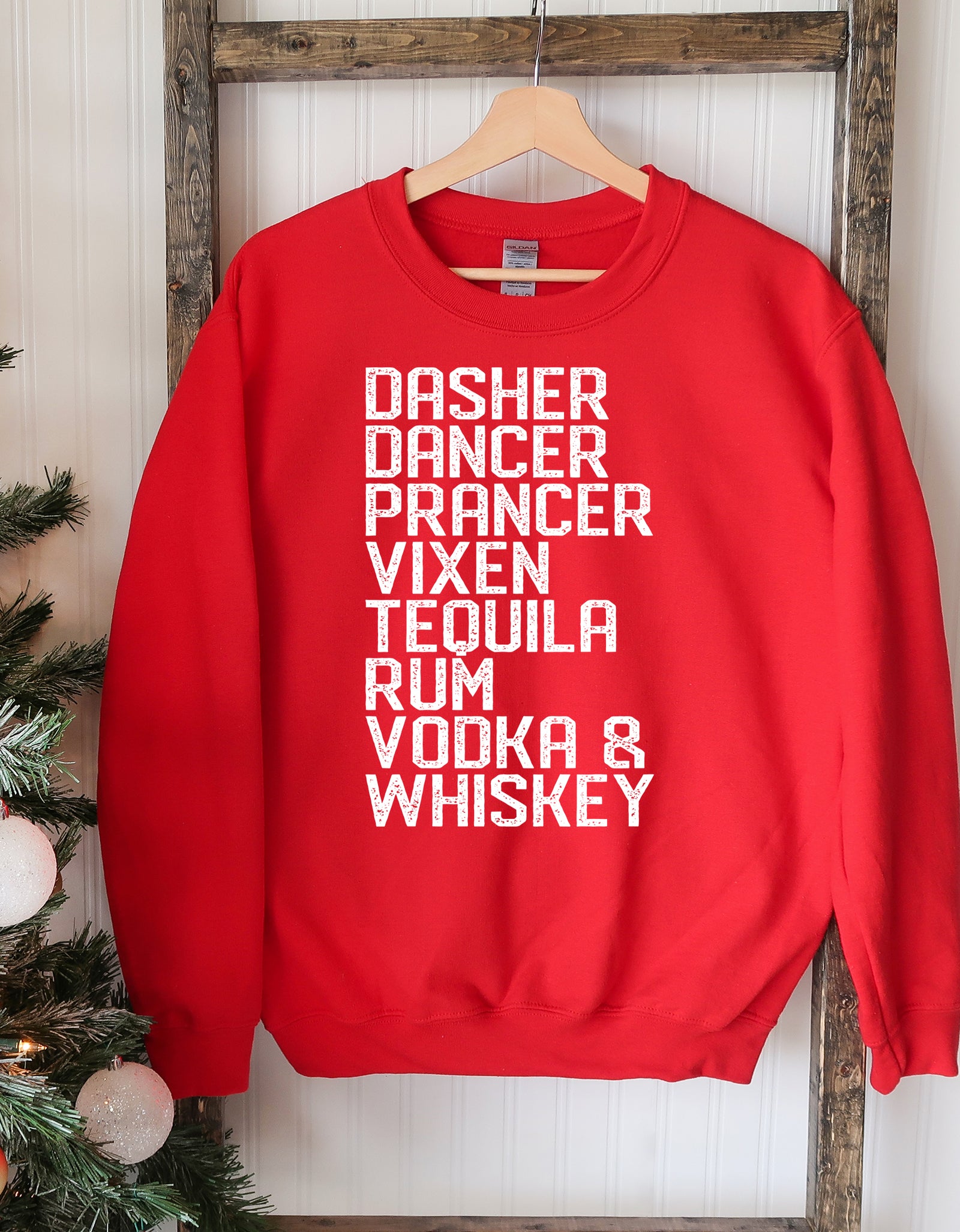Dasher Dancer Christmas Sweatshirt