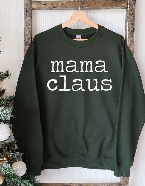 Load image into Gallery viewer, Mama Claus Christmas Sweatshirt
