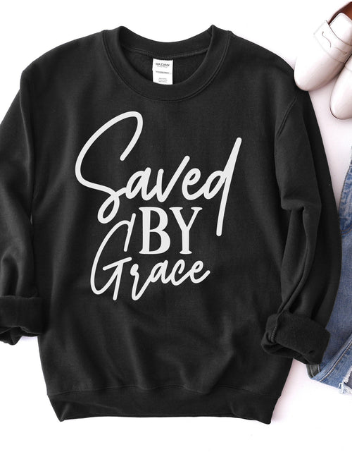 Load image into Gallery viewer, Saved By Grace Sweatshirt
