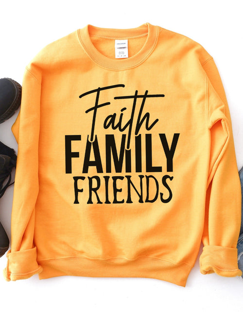 Load image into Gallery viewer, Faith Family Friends Sweatshirt
