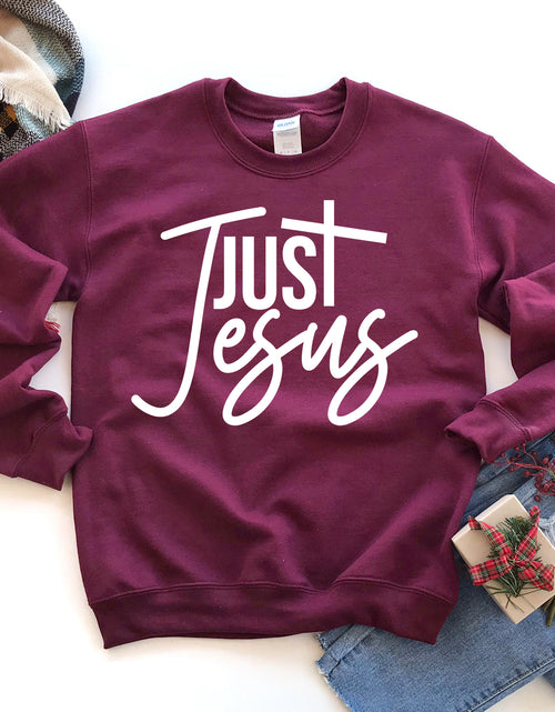 Load image into Gallery viewer, Just Jesus Sweatshirt
