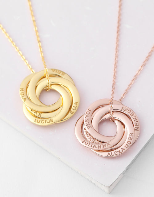 Load image into Gallery viewer, Children Name Necklace, Personalized Grandma Gift, Family Necklace
