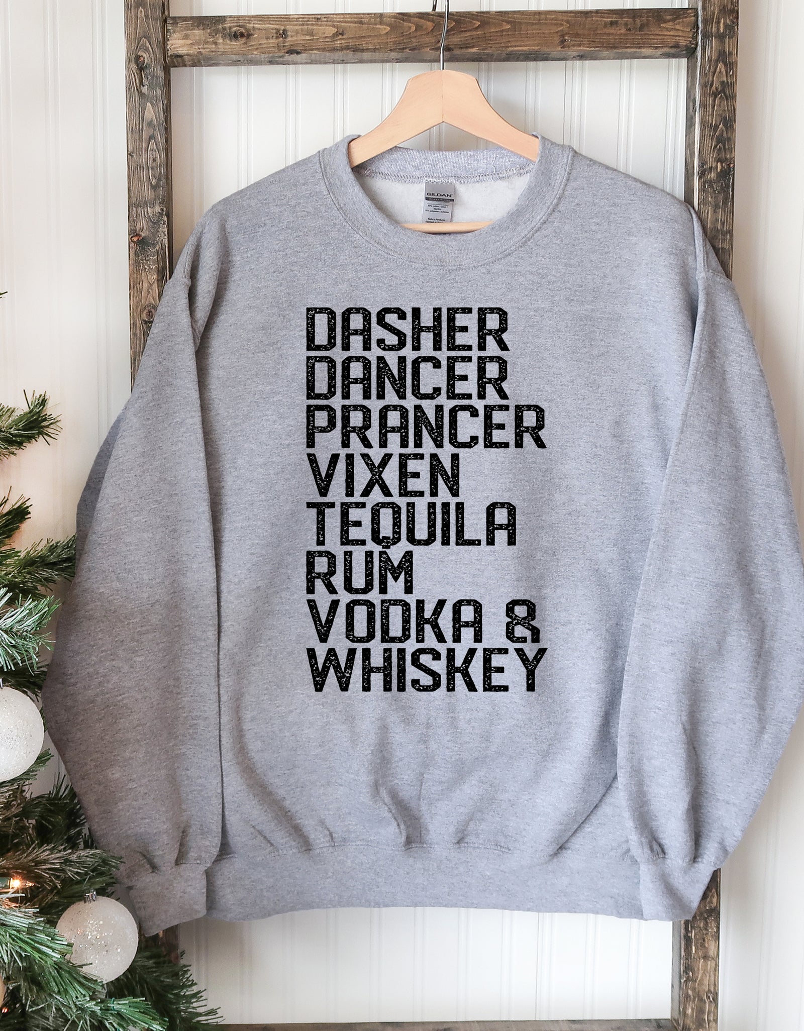 Dasher Dancer Christmas Sweatshirt