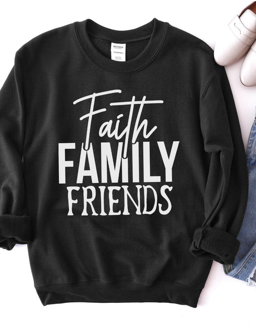 Load image into Gallery viewer, Faith Family Friends Sweatshirt
