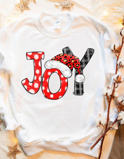 Load image into Gallery viewer, Joy Santa Christmas Sweatshirt
