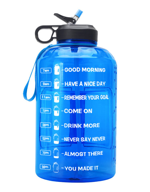 Load image into Gallery viewer, 1 Gallon Plastic Large Capacity Sports Bottle
