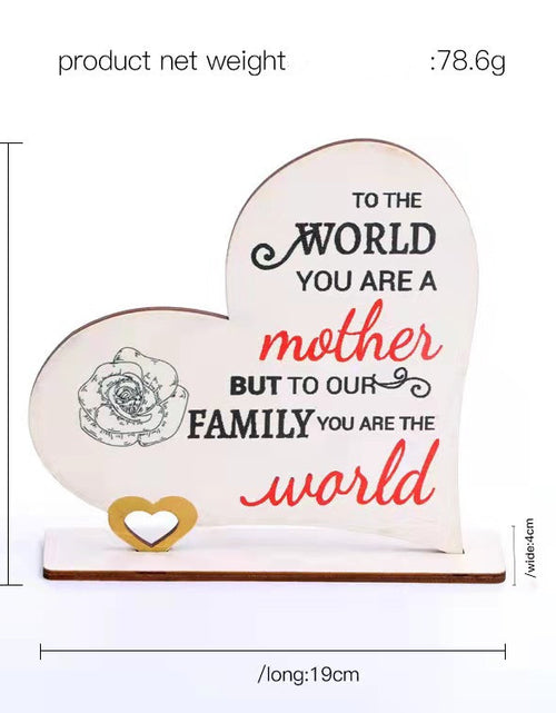 Load image into Gallery viewer, Mother's Day Wooden Ornament Mother You
