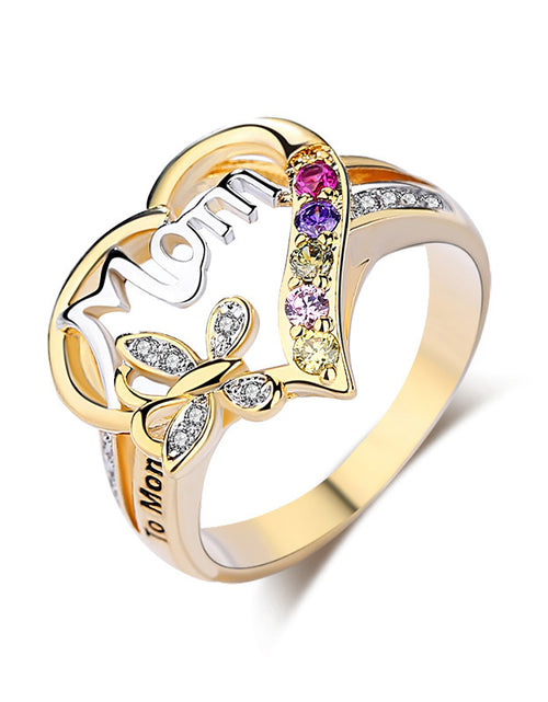 Load image into Gallery viewer, Mother's Day Gift Bracelet Love Heart Mother Ring
