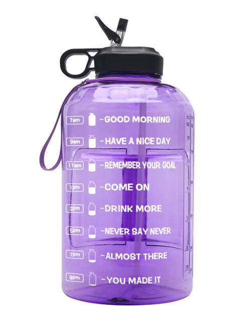 Load image into Gallery viewer, 1 Gallon Plastic Large Capacity Sports Bottle
