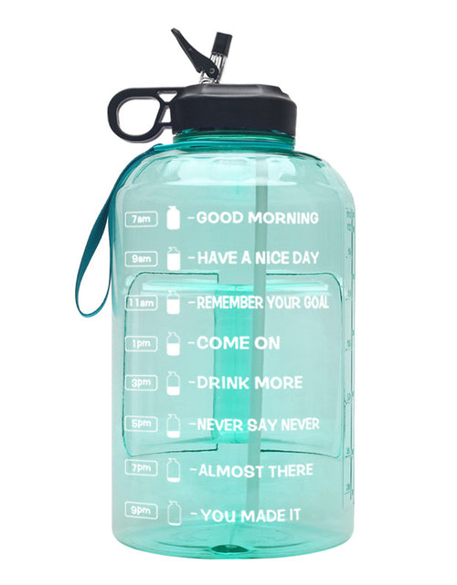 Load image into Gallery viewer, 1 Gallon Plastic Large Capacity Sports Bottle
