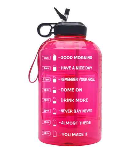 1 Gallon Plastic Large Capacity Sports Bottle