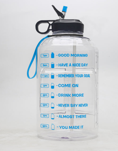 Load image into Gallery viewer, 1 Gallon Plastic Large Capacity Sports Bottle
