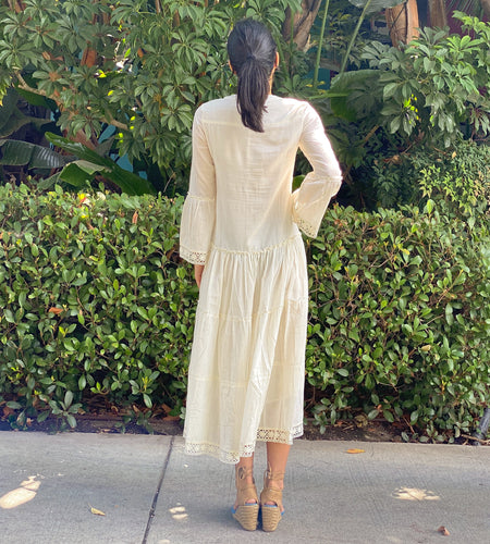 MIKA MAXI DRESS - NATURAL