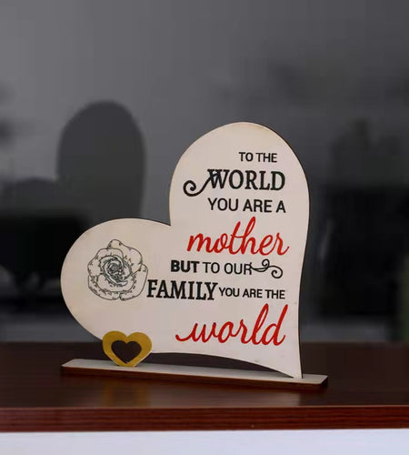 Mother's Day Wooden Ornament Mother You